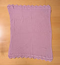 Strick-Decke altrosa 70 x 90 cm